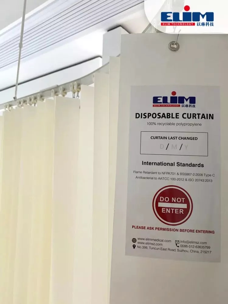 What material is Disposable Curtain made of?