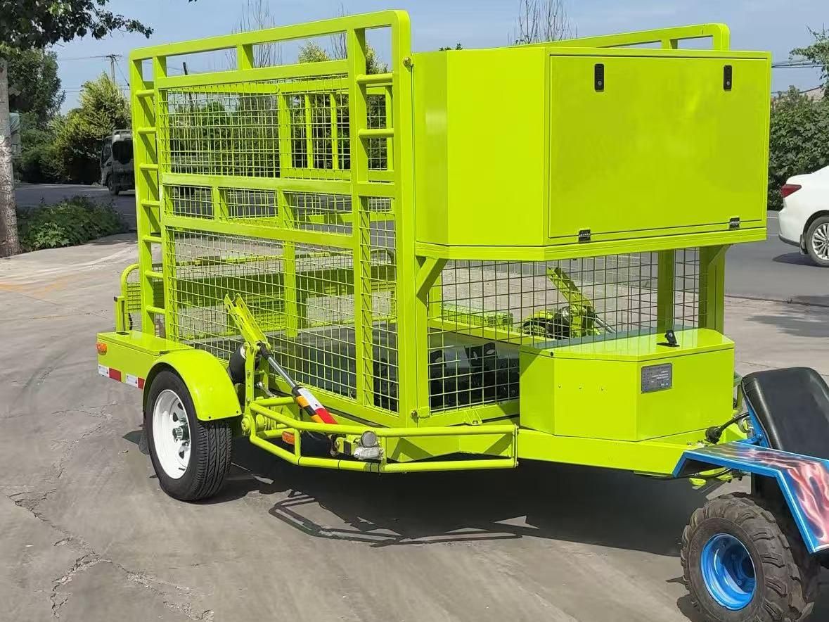 OEM Model 100 Semi-Drop Hydraulic Lift Motorcycle Trailer: Your Ultimate China-Built Hauling Solution